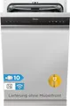 Midea teilintegrierbarer Geschirrspüler MDWES1034CS-W, 9 l, 10 Maßgedecke