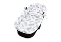 Totsy Baby Kinderwagen-Bezug Stubenwagen Umrandung Musselin Nestchen Set 3tlg Kissen Einlage Baby