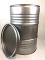 Metallfass 210 Liter Blechfass Fass Ölfass Tonne mit Deckel Blank