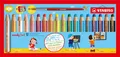 Stabilo Woody Jumbo Bleistift Set Mit 18 3 IN 1 + Schärfer Und Pinsel