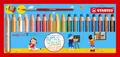 STABILO - woody 3 in 1 Buntstift, Wasserfarbe & Wachsmalkreide - 18er Pack Stift