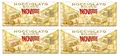 4x Novi Nocciolato Bianco,Weiße Schokolade mit Ganzen Haselnüssen,130g