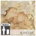 SlateLite Schieferfurnier "Falling Leaves", bunt, Leicht-Schiefer - grau