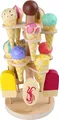 small foot Beweglicher Eisständer aus Holz, Zubehör für Kaufmannslad (US IMPORT)