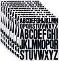 10 Blatt Selbstklebende Buchstaben Buchstaben Aufkleber Groß Buchstaben Sticker