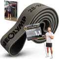 NEOLYMP Resistance Bands aus doppelbeschichtetem Naturlatex mit Fitness E-Book - Lange Fitnessbänder für Krafttraining, Widerstandsbänder, Klimmzugbänder (sehr stark | 28-80 kg)