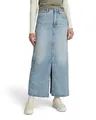 G-STAR RAW Damen Viktoria Long Rock, Blau (Sun Faded fogbow D24385-D436-G671), 27