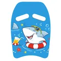 MoKo Kinder Schwimmbrett, Schwimmen Kickboard Trainingsausrüstung mit Griffen Cartoon Swim Float Schwimmtrainingsausrüstung Schwimm Board für Junge Mädchen - Blauer Hai