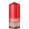 Bolsius: Stumpenkerze 130/68mm - Zartes Rot (6 Stück)