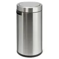 Simplehuman Swing Top matt 55 L Schwingdeckeleimer CW1442 runder Mülleimer mit Schwingdeckel und Kunststoffinneneimer