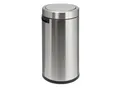 simplehuman Abfallsammler 55 l, Edelstahl, HxØ 740 x 370 mm, mit Schwingdeckel