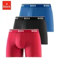 BOSS Boxer Boxer 3 PACK mit farblich passendem Webbund blau|rot|schwarz XXL (56)