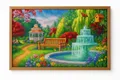 Diamond Painting Gartenparadies 50 x 40 cm ab 6 Jahre Erwachsene basteln entspan