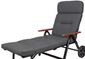 KETTtex Liegenauflage Rollliege Alicante 2328 extrabreit dunkelgrau 200x65x9cm wasserabweise, (1 St)