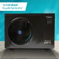 AquaForte Full Inverter Wärmepumpe + Wi-Fi 15,3 kW Pool Schwimmbad Schwimmteich