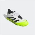 adidas Performance PREDATOR CLUB HOOK-AND-LOOP KUNSTRASEN KIDS Fußballschuh für harte Untergründe Asche und Kunstrasen, für Kinder & Jugendliche weiß 38 EU