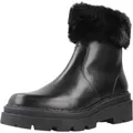 GEOX WOMAN D FELLENY BIKER/AMPHIBIANS BOOTS BLACK 40_EU