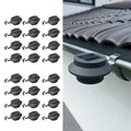 Hossi’s Wholesale Dachrinnen Solarleuchten | RAL 7016 Anthrazit | Solar Dachrinnenleuchten für außen | Solarleuchte Dachrinne warmweiß (Anthrazit, 24 Stück)