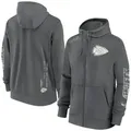 Nike Kapuzenpullover Nike Hoodie Kansas City Chiefs Nike Full-Zip Fleece grau M
