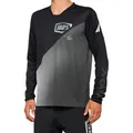 100percent R-core X Langarm-trikot Schwarz XL Mann Schwarz XL - Schwarz