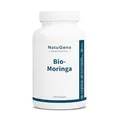 NatuGena Bio-Moringa, 500 mg hochwertiges Moringa in bester Bio-Qualität pro Kapsel, Moringa-Pulver, Proteinquelle, 120 Kapseln (120 Tage Packung)
