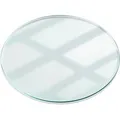 Tulup Tischplatte Glasplatte Tisch Transparent 100x100 cm Klarglas Tischplatte Runde Tischplatte Ersatzplatte aus Glas für Tisch