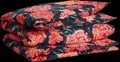 GANT Peony Print Satin-Bettdeckenbezug einzeln Farbe Classic Blue Größe 135x200