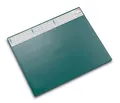 Läufer 44651 Durella DS Schreibtischunterlage mit transparenter Auflage und Kalender, rutschfeste Schreibunterlage, 52 x 65cm, grün