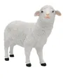 Geschenkestadl Tierfigur Weisses großes Schaf Lamm Gartenfigur Osterlamm 2 Grössen Tierfiguren