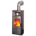 HARK Kachelofen "Opera B", schwarz, Kacheln, 5 kW, Dauerbrand geeignet
