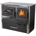 Eek A Kaminofen Mit Backfach Und Herdplatte Mit Glaskeramik Abc Concept 2 Air Links Mehrfachbelegung Holzofen 11,6 Kw Kamin Ofen Holz Werkstattofen Schwedenofen Hüttenofen Heizofen Holzofen