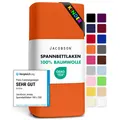 Jersey Spannbettlaken Spannbetttuch Baumwolle Bettlaken 60x12070x140 cm, Orange