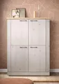 OTTO home Highboard Country Höhe 160 cm u. Breite 118 cm, Kommode mit 4 Türen, Schrank im Landhausstil, viel Stauraum, mit Metallgriffe, MDF-Rahmen