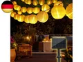 Bowfar Solar Lichterkette Lampions Außen, 10M 50 LED Laternen 1200mAh Solar 
