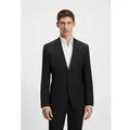 HUGO für Herren. 50540141 Arti-Hesten schwarzer Anzug (56), Lässig, Party, Klassisch, Polyester