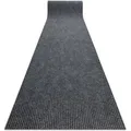 Läufer- Türmatte Rutschfest Gin 2126 Draußen, Drinnen Liverpool Grau 100 Cm Grey 100x440 Cm