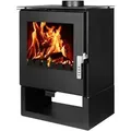 BRUNO® Kaminofen Bruno Vito | Schwarz | 5 kW - Schwarz