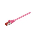 Goobay 93434 CAT 6 Patchkabel, S/FTP (PiMF), Magenta
