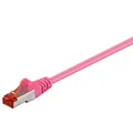 Wentronic CAT 6-100 SSTP PIMF MAGENTA 1m CAT 6 Netzwerk # 93434