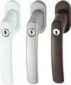 ABUS FG 200 FG200 abschließbare Fenstergriffe im Set, Vierkantlänge 28-44mm var.