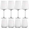ZWIESEL GLAS Serie VIVID SENSES Set mit 4 Weingläsern 535 ml + 4 Tumblern 500 ml