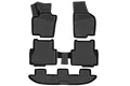 ELEMENT 3D Gummimatten Set passend für SEAT Alhambra/VW Sharan | Mk2 | 2010-2020 | 5-Teilig | 100% passgenaue Auto Fußmatten, robuste Universal Fußmatte Auto, Gummimatten Auto