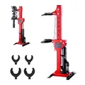 VEVOR Federspanner KFZ 4.5T Hydraulischer Federspanner KFZ Werkzeug 1T Nenndruckkraft Federbeinspanner 11-13cm & 14-17cm Federverschluss Federbein Spanner mit auslaufsicherer Hydraulikpumpe