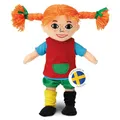Pippi Langstrumpf Puppe, 20cm – süße Stoffpuppe für Mädchen und weiche Kuschelpuppe ab 10 Monaten – Anziehpuppe und Plüschpuppe als z.B. Taufgeschenke für Mädchen