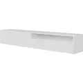 Selsey TV-Hängeboard Veldio mit Lamellenfront und Offenem Fach 175 cm Weiß