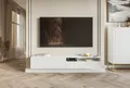 Selsey VELDIO - TV-Hängeboard mit offenem Fach, Weiß 175 cm