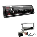 Kenwood Autoradio Bluetooth USB AUX für Ford Galaxy Facelift silber mit Canbus