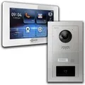 Goliath IP Video Türsprechanlage mit Kamera 7 Zoll Weiß RFID Silber