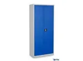 CEHA Stahl- und Flügeltürenschrank 92 x 50 cm enzianblau mit verzinkten Fachböden