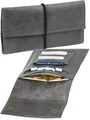 Simaru Handgefertigte Tabaktasche aus italienischem Leder – Weiches Leder, hergestellt in der EU – Ideale Drehertasche mit Band & Magnet – Einzigartiges Design